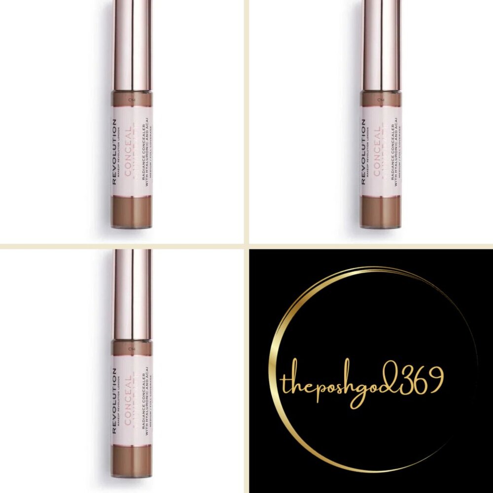 3 Makeup Revolution Conceal & Hydrate Concealer – C14 | New